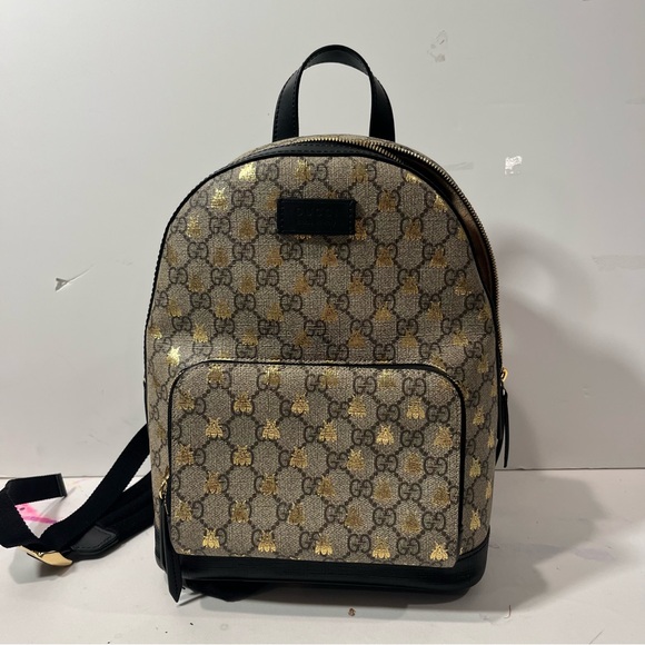 Gucci Bee Small Backpack - Picture 1 of 12